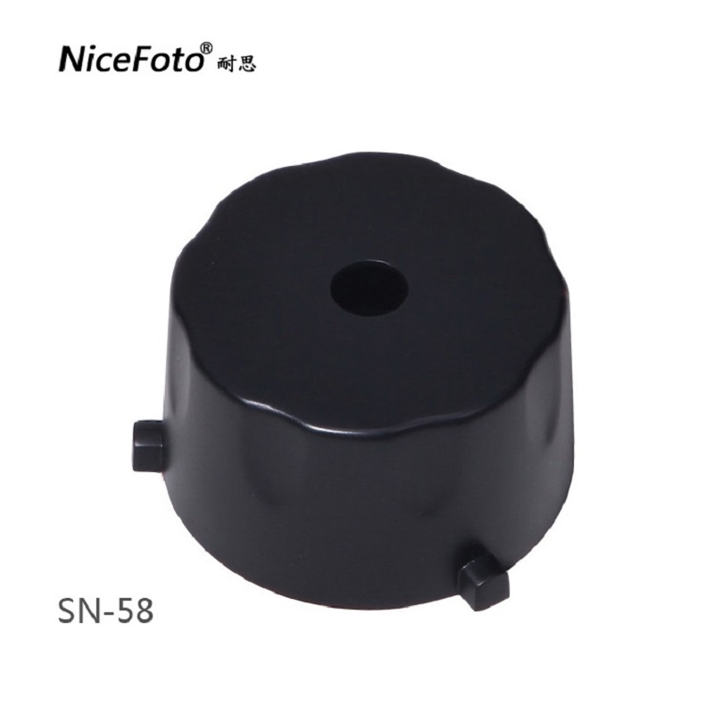 Outdoor Lighting Kit Photography - NiceFoto SN-58 58 mm hoogte flitslichtbuisbeschermer