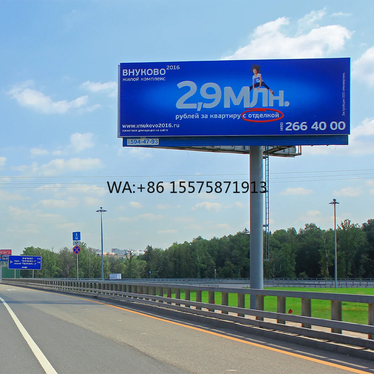 Outdoor Lighting Install - Wandgemonteerde kolom Vaste installatie Elektronisch led-reclamebord