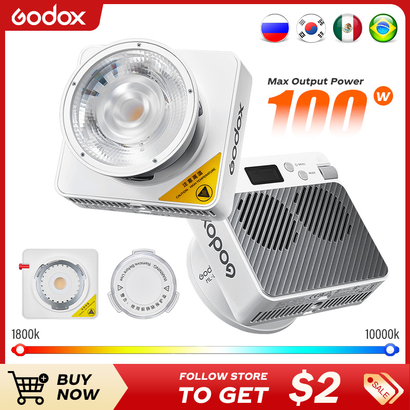 Outdoor Lighting Kit Photography - Godox NIEUWE ML100R Draagbare RGB Full