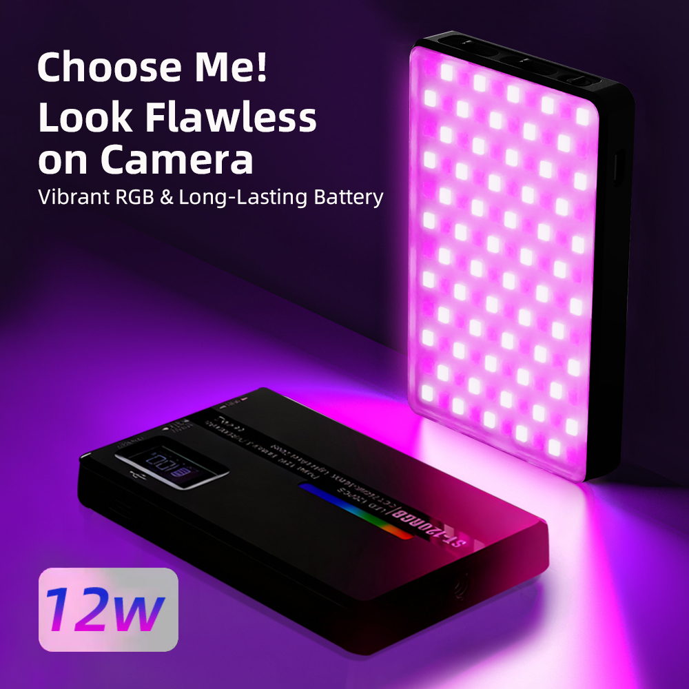Outdoor Lighting Kit Photography - ST-120 RGB Full-Color Fotografielicht Videolampset Dimbaar
