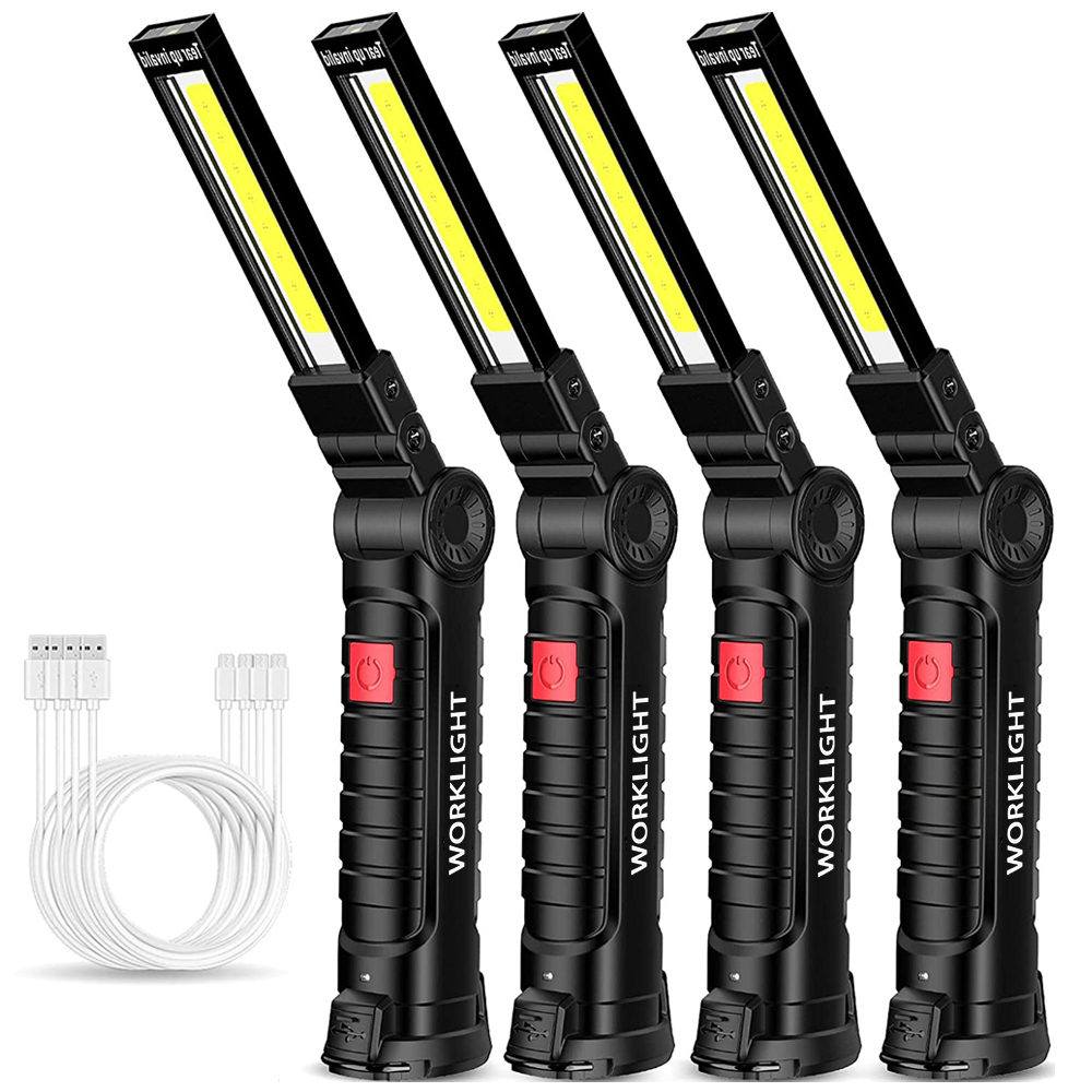 Outdoor Lighting Lanterns - Draagbare opvouwbare LED-zaklamp Sterke magneet COB-werklamp