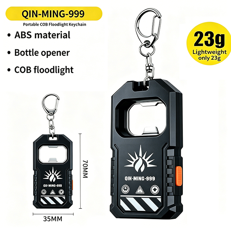 Outdoor Lighting Lanterns - 2 stuks draagbare LED COB sleutelhanger