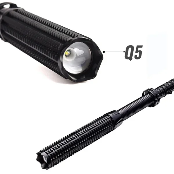 Outdoor Lighting Setup - USB Oplaadbare LED Zaklamp Intrekbare Zaklamp
