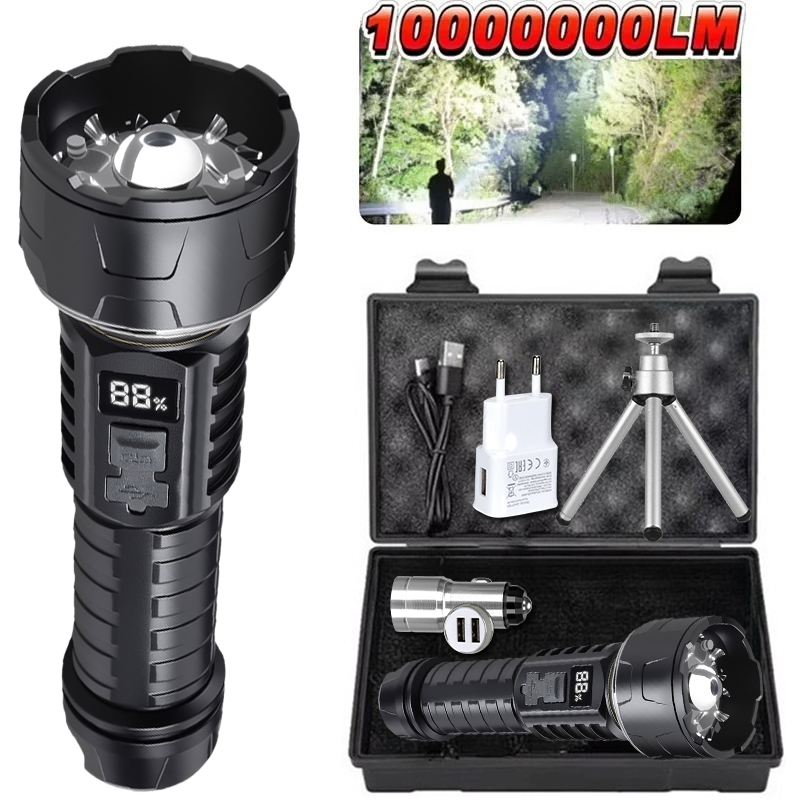 Outdoor Lighting Lanterns - COB LED-zaklamp Oplaadbare lantaarn 7-core campingzaklamp