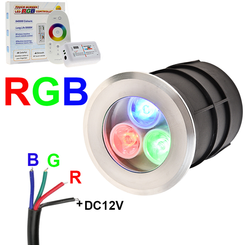 Outdoor Lighting Underground Wiring - 4-draads Rgb Led Ondergronds Licht 9w