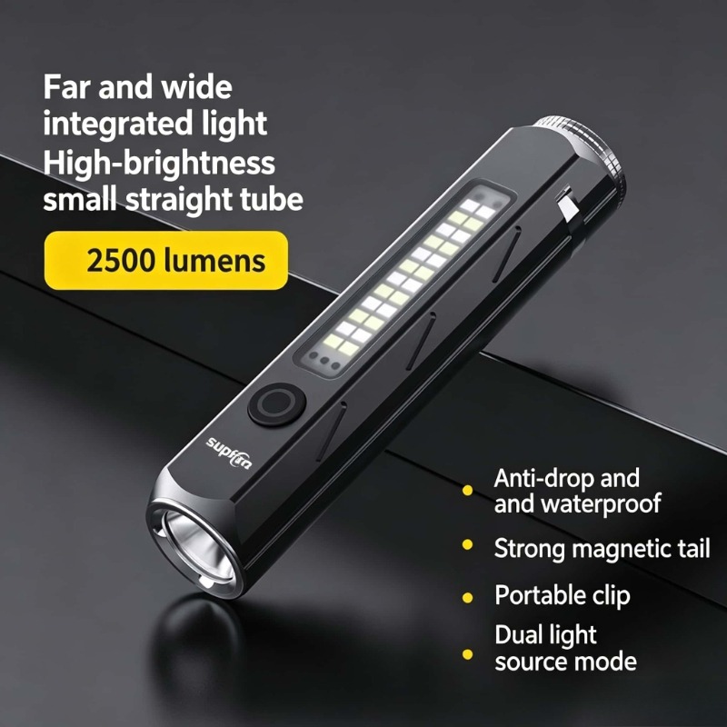 Outdoor Lighting Lanterns - LED-zaklamp met sterk licht Type-C Opladen