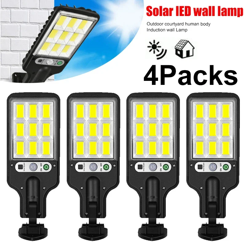 Outdoor Lighting Solar - Krachtige LED Solar Buitenlamp voor Tuinmuur,