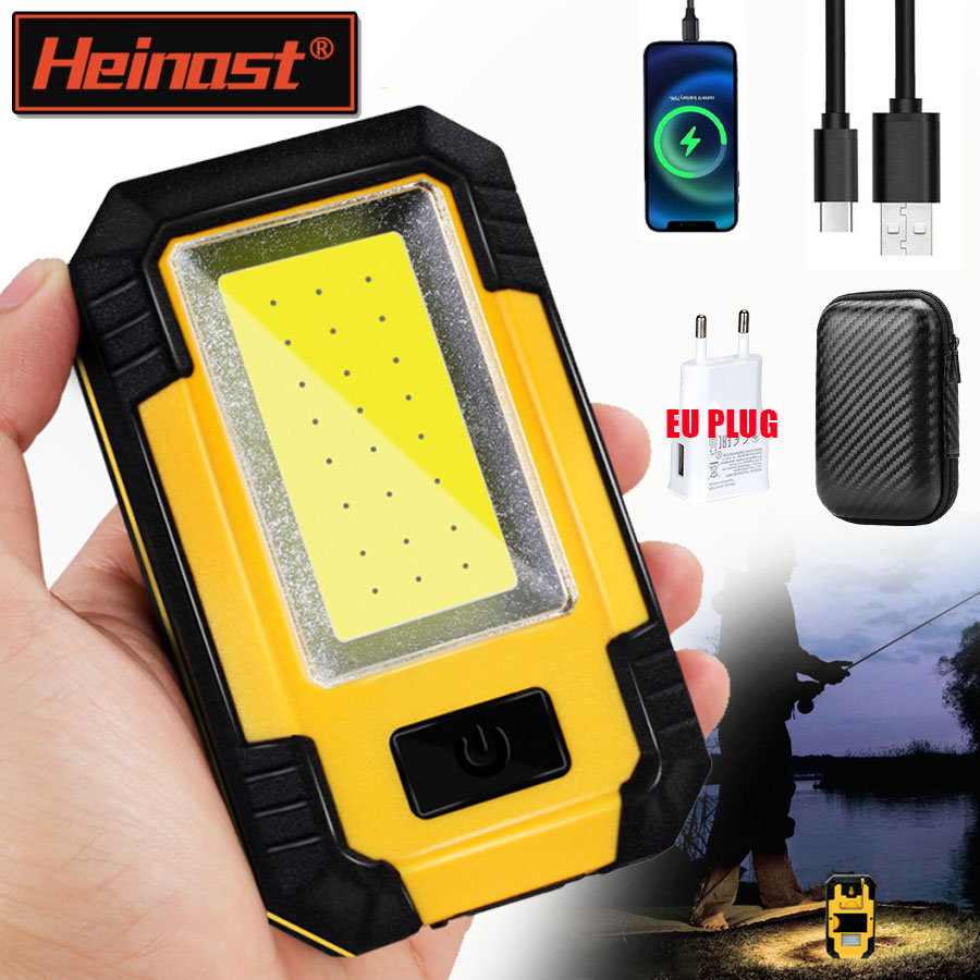 Outdoor Lighting Lanterns - Draagbare 4000mAh oplaadbare werklamp Superheldere COB-zaklamp