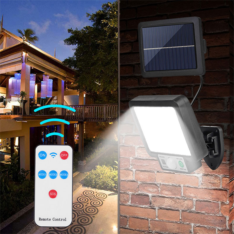 Outdoor Lighting Experts - LED Solar Split Wandlamp Bewegingssensor Zonlicht