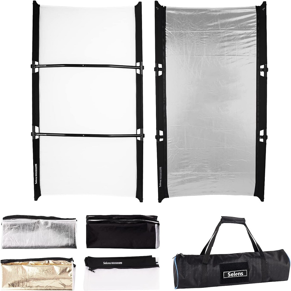 Outdoor Lighting Kit Photography - Selens 7-in-1 Reflector Opvouwbare Lichtdiffuser Handheld