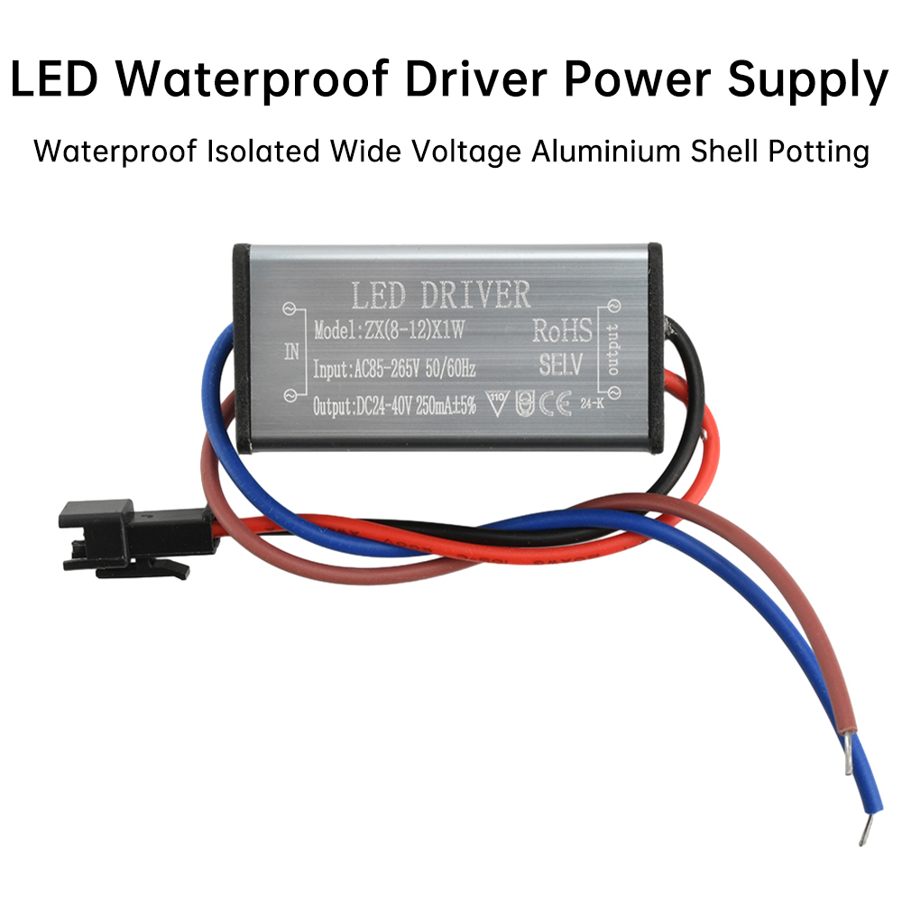 Outdoor Lighting Voltage - AC85-265V 1-24W IP68 Waterdichte LED Driver