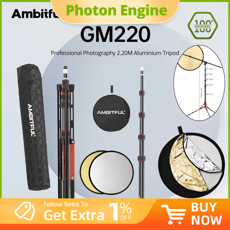 Outdoor Lighting Kit Photography - Ambitieuze 220cm Outdoor Fotografie Kit Omkeerbaar