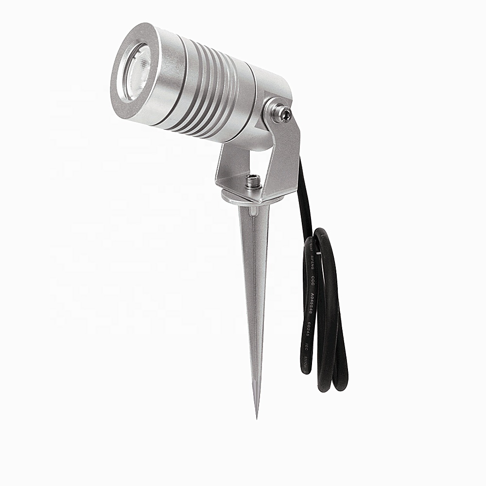 Outdoor Lighting Voltage - 3W7W12W18W Mini LED-spots, zilverkleurig, waterdicht, voor