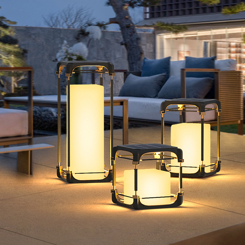 Outdoor Lighting Solar - Lichtgevende vloerlamp, solar LED buitenverlichting voor