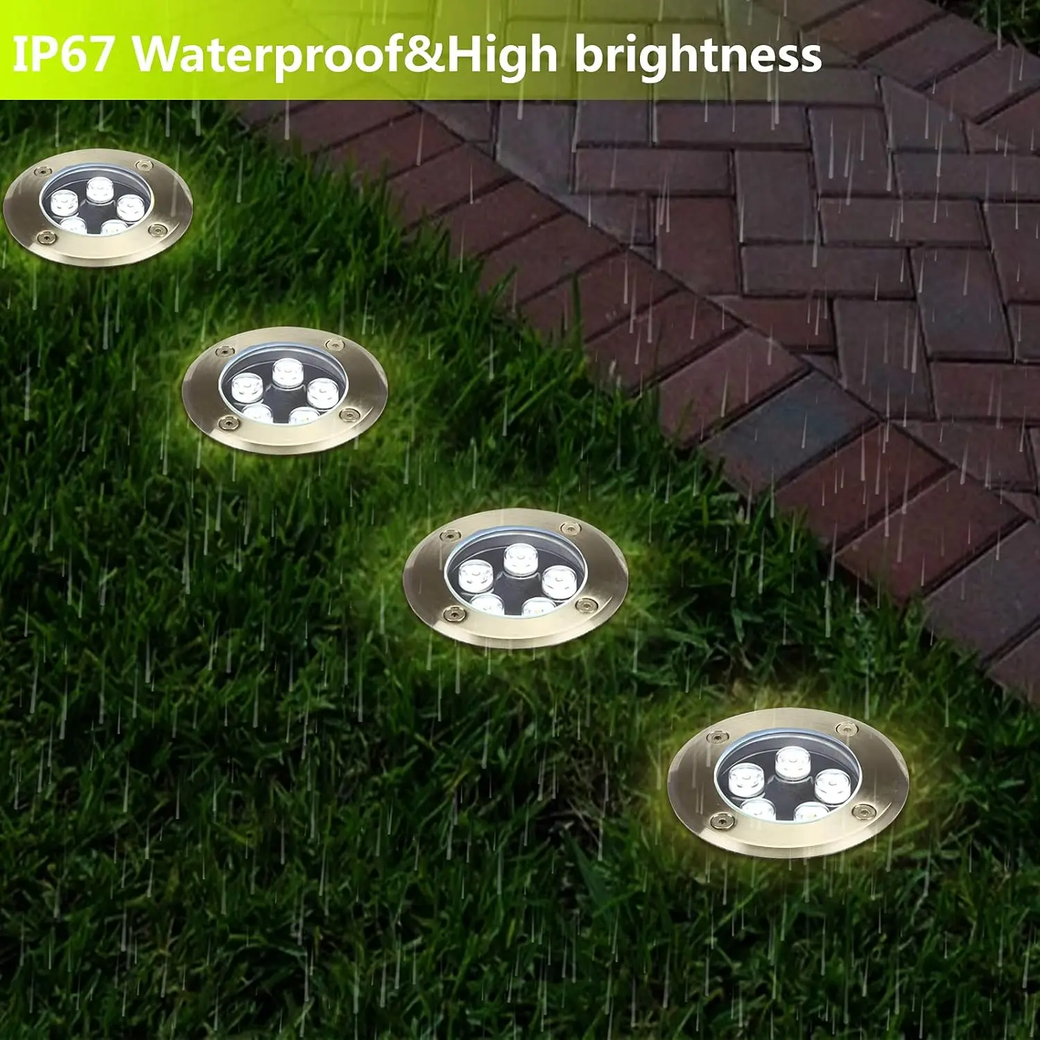 Outdoor Lighting Underground Wiring - Buiten verzonken padverlichting voor terras, stap,