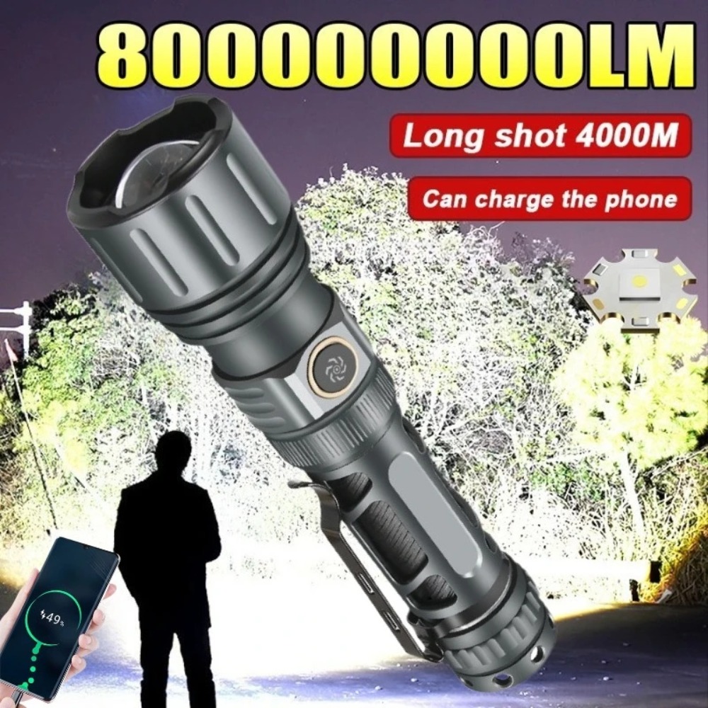 Outdoor Lighting Lanterns - Superheldere zaklamp Draagbare oplaadbare LED-lamp Tactische