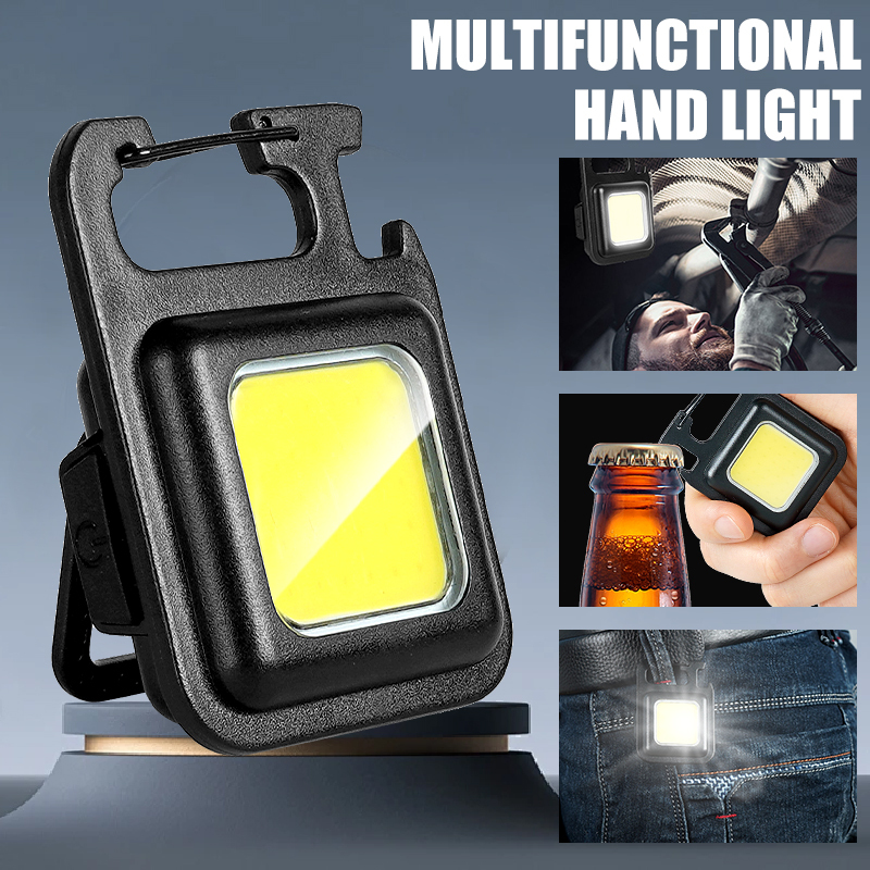Outdoor Lighting Setup - Superheldere, handige, draagbare MINI COB sleutelhangerlamp,