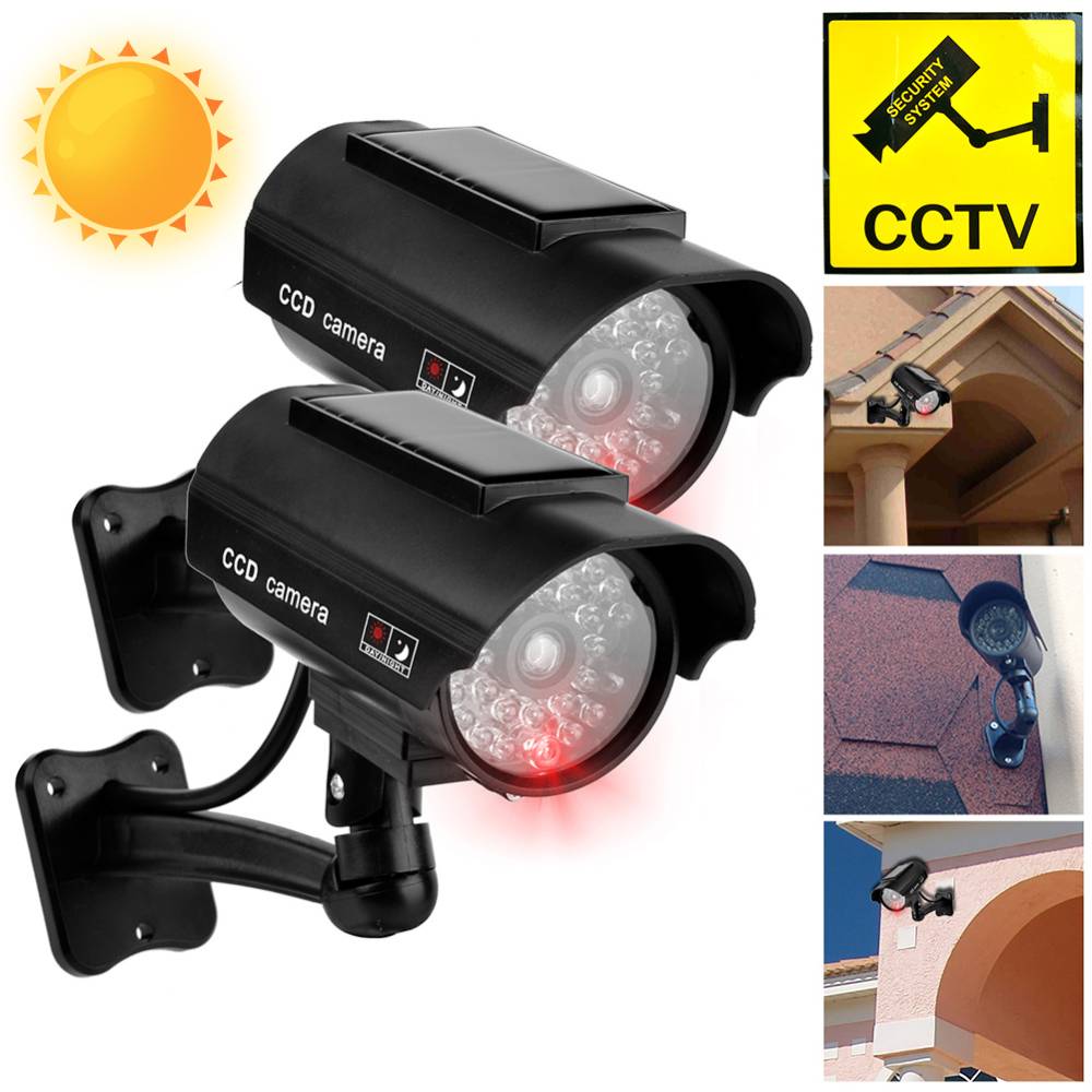 Photocell Outdoor Lighting - Outdoor Zonne-Simulatiecamera Waterdichte Dummy Camera Home