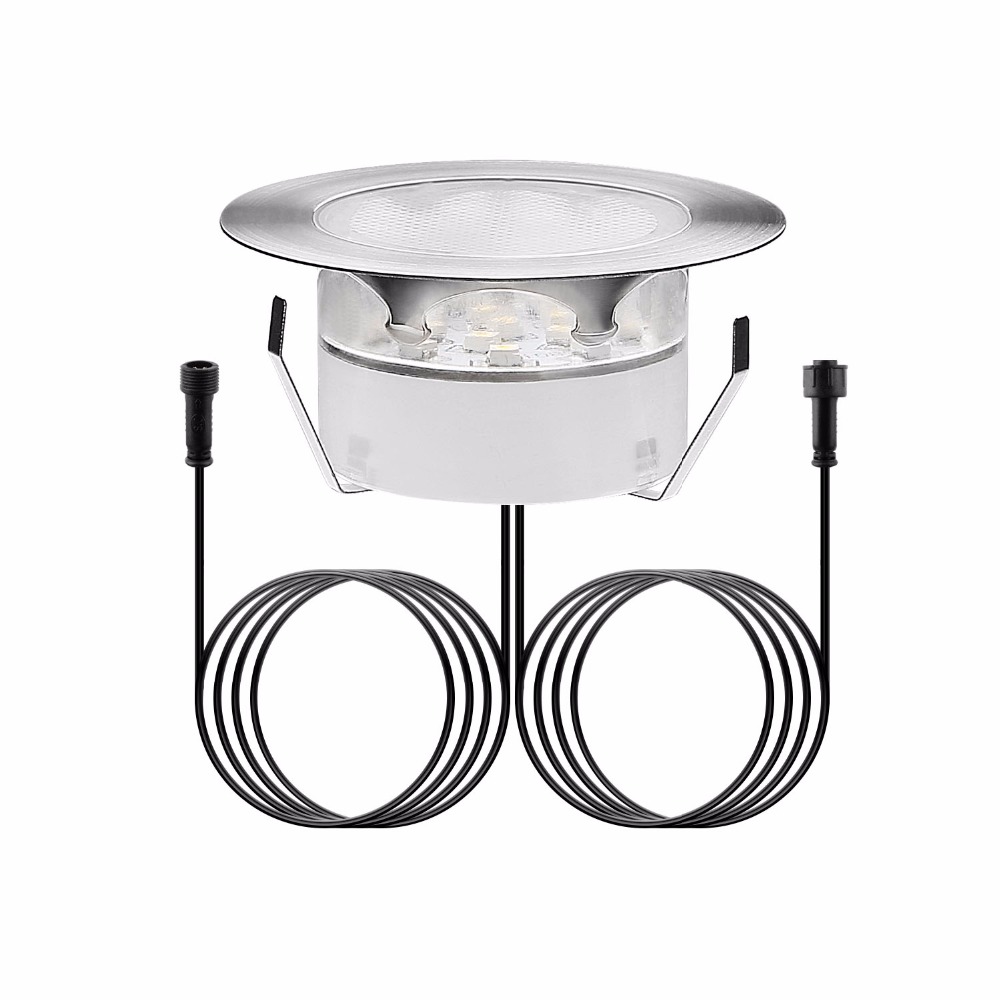 Outdoor Lighting Voltage - QACA Outdoor Inbouwlamp Laagspanning LED Dek