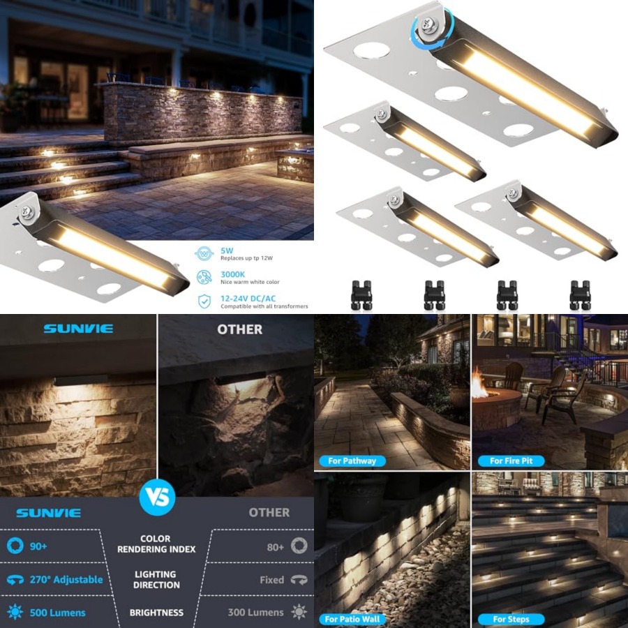 Outdoor Lighting Voltage - 7 inch Hardscape verlichting 5W LED