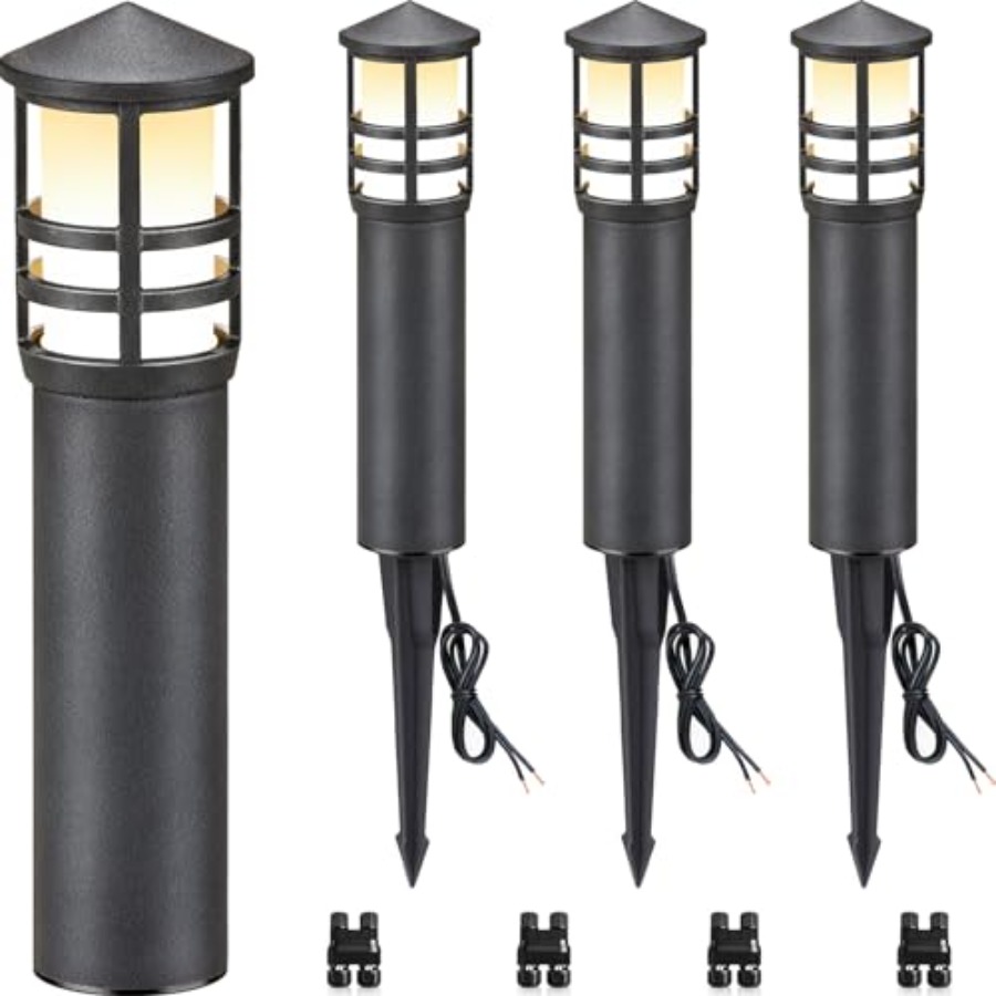 Outdoor Lighting Voltage - 4-pack laagspanningspadverlichting 3W 3000K 12-24V LED