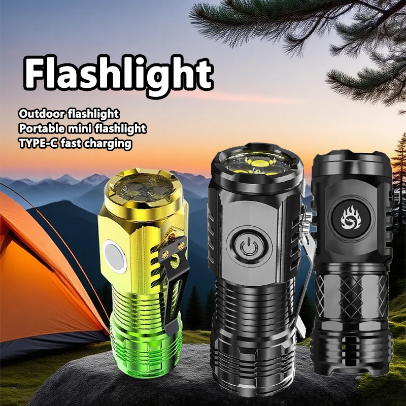 Outdoor Lighting Setup - Superheldere MINI LED-zaklamp Zaklamp Oplaadbare visverlichting