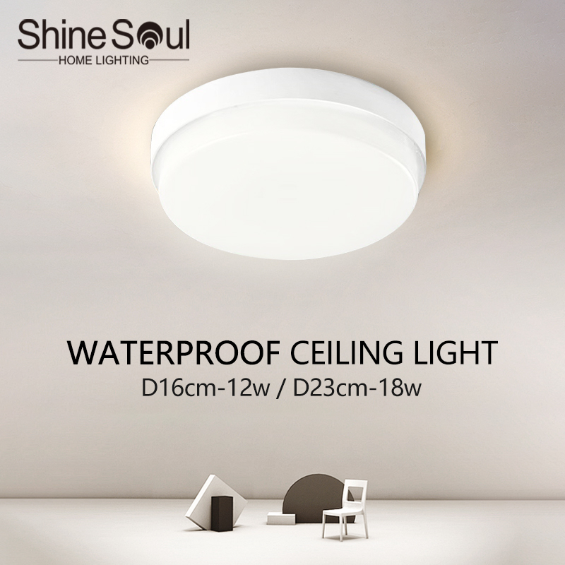 Outdoor Lighting Year Round - Moderne IP65 waterdichte plafondlamp rond energiebesparend