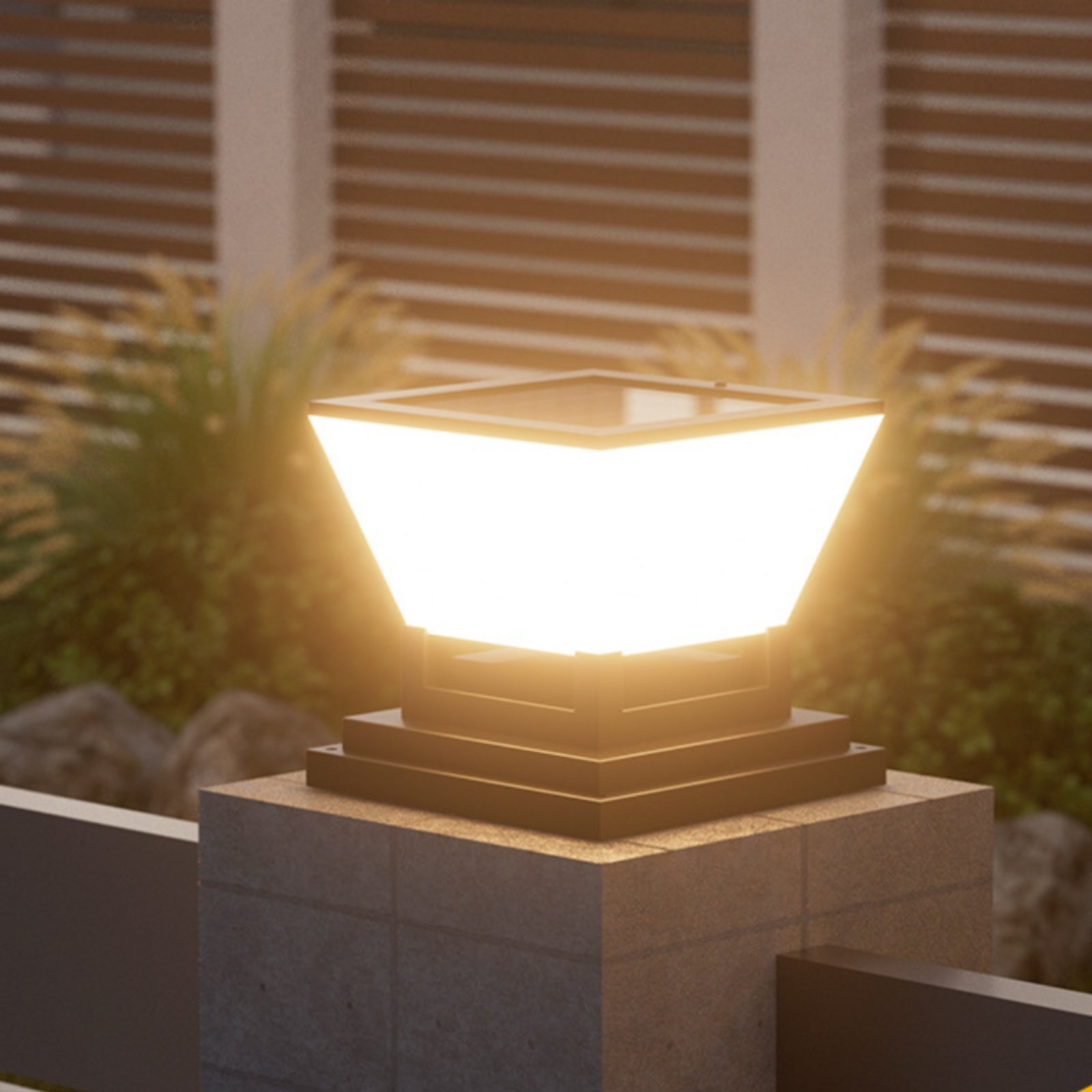Outdoor Lighting Install - Solar Post Light Waterbestendig Solar Fence
