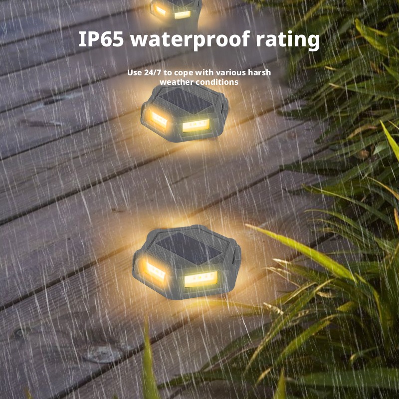 Outdoor Lighting Year Round - Ondergrondse lamp op zonne-energie, buiten, waterdicht,