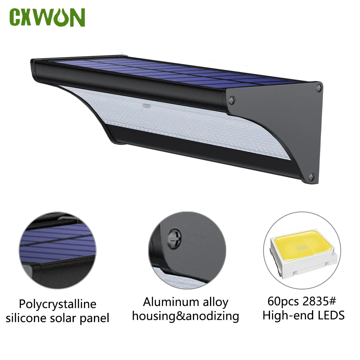 60/48Led Outdoor Solar Wandlam - Outdoor Lighting Experts recensie en prijs