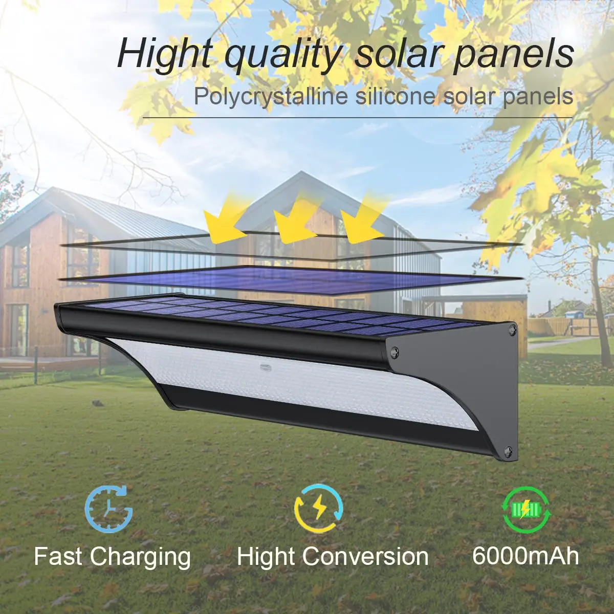 60/48Led Outdoor Solar Wandlam - Outdoor Lighting Experts recensie en prijs