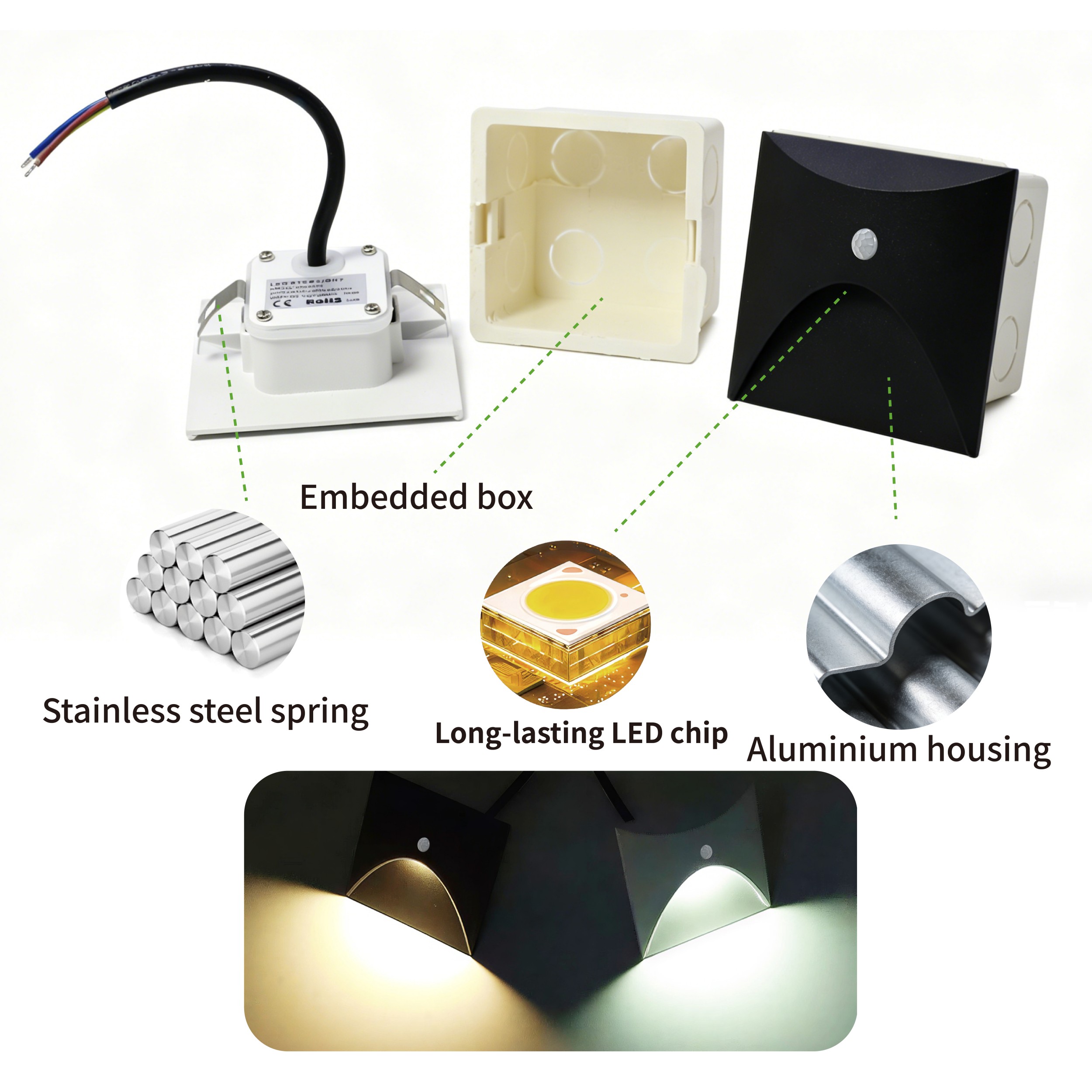 Wandlamp met bewegingssensor v - Outdoor Lighting Up And Down recensie en prijs