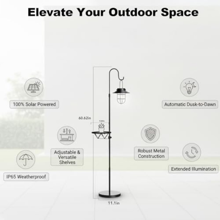 Solar tuinlamp met tafeltje, 6 - Outdoor Lighting Solar recensie en prijs