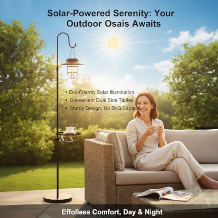 Solar tuinlamp met tafeltje, 6 - Outdoor Lighting Solar recensie en prijs