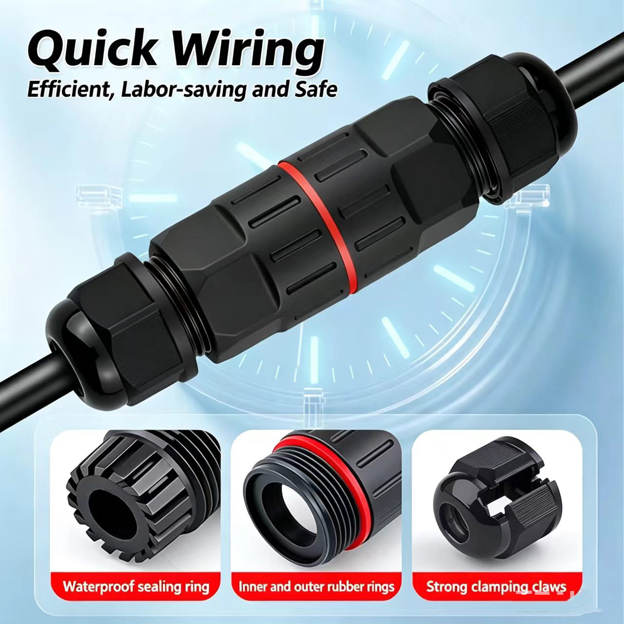 1Pc 2 Pin 3 Pin Draadconnector - Outdoor Lighting Voltage recensie en prijs