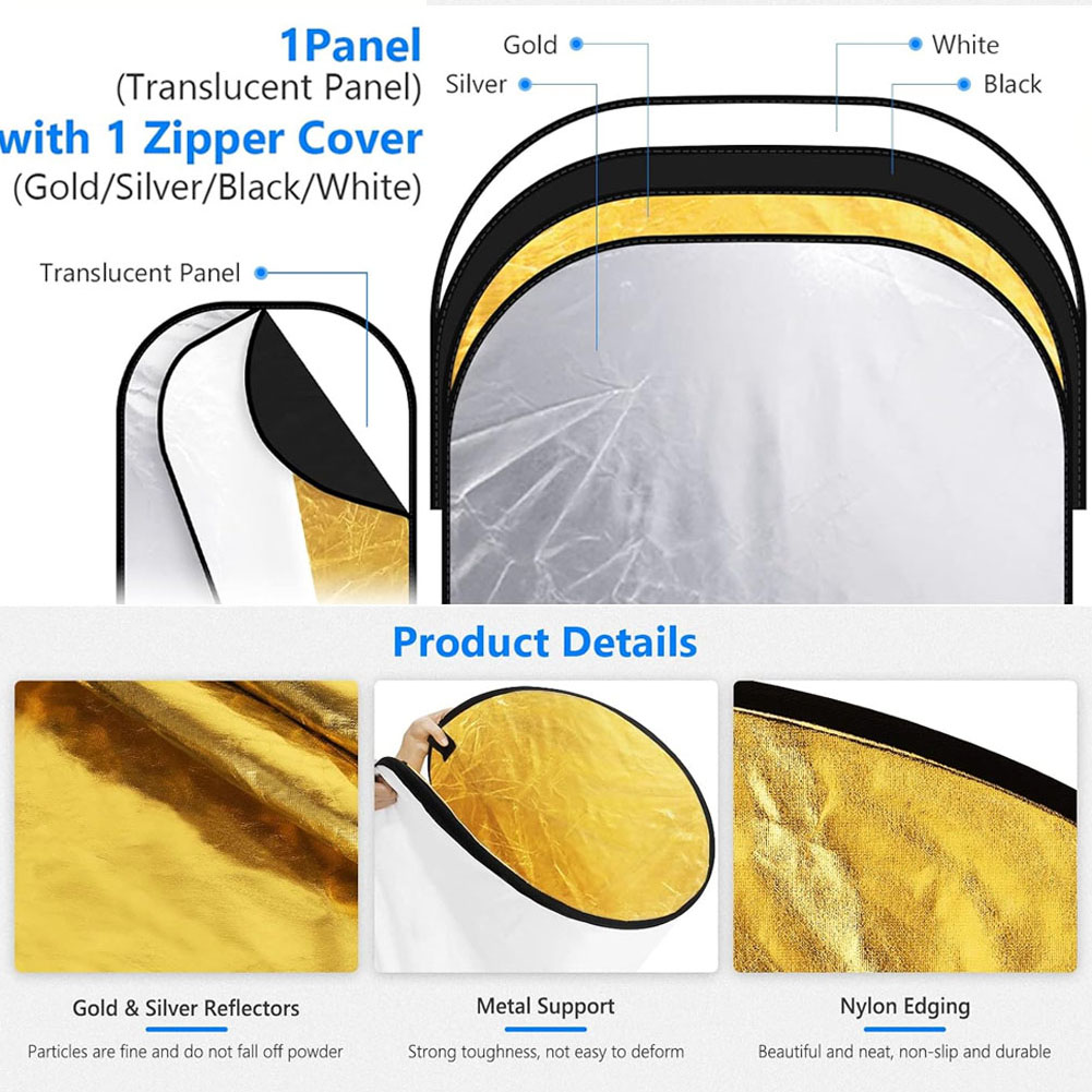 ERIKOLE 5-in-1 fotoreflectorki - Outdoor Lighting Kit Photography recensie en prijs