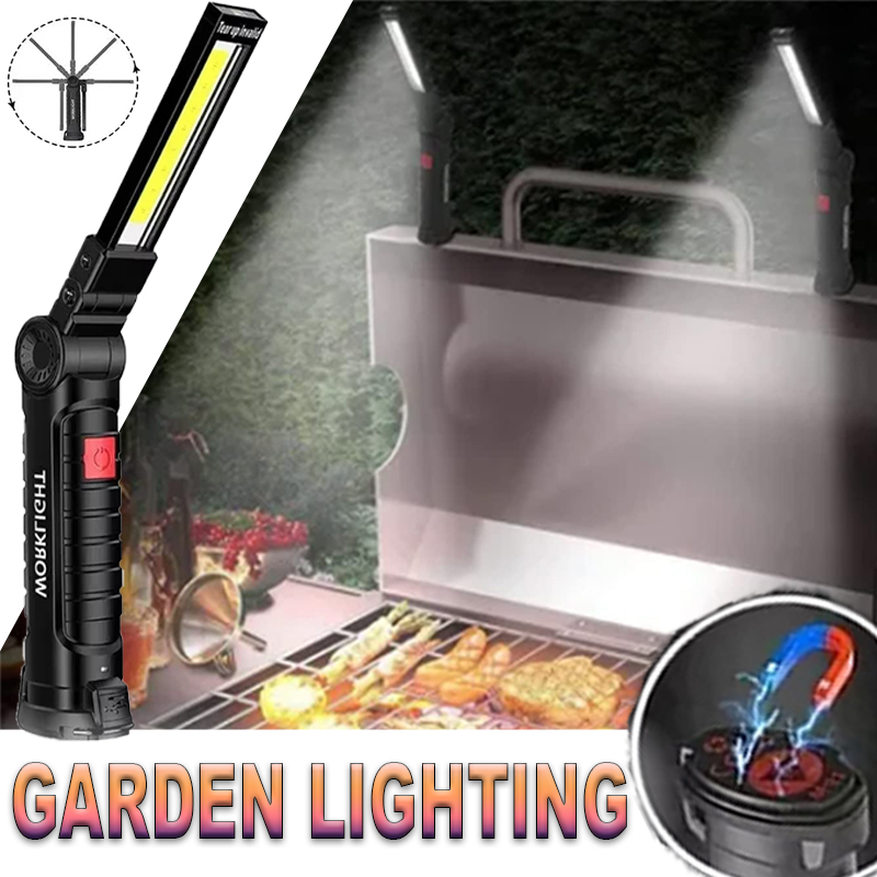 Draagbare LED-zaklamp met magn - Outdoor Lighting Setup recensie en prijs