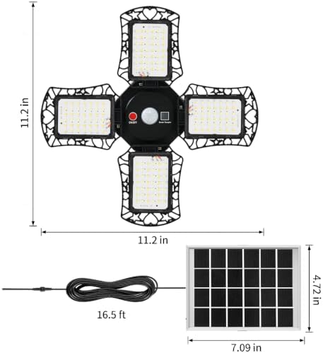 6x4FT Buitenberging & Hardtop  - Outdoor Lighting Solar recensie en prijs