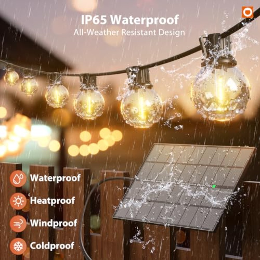 198Feet Solar Lichtslingers vo - Outdoor Lighting Install recensie en prijs