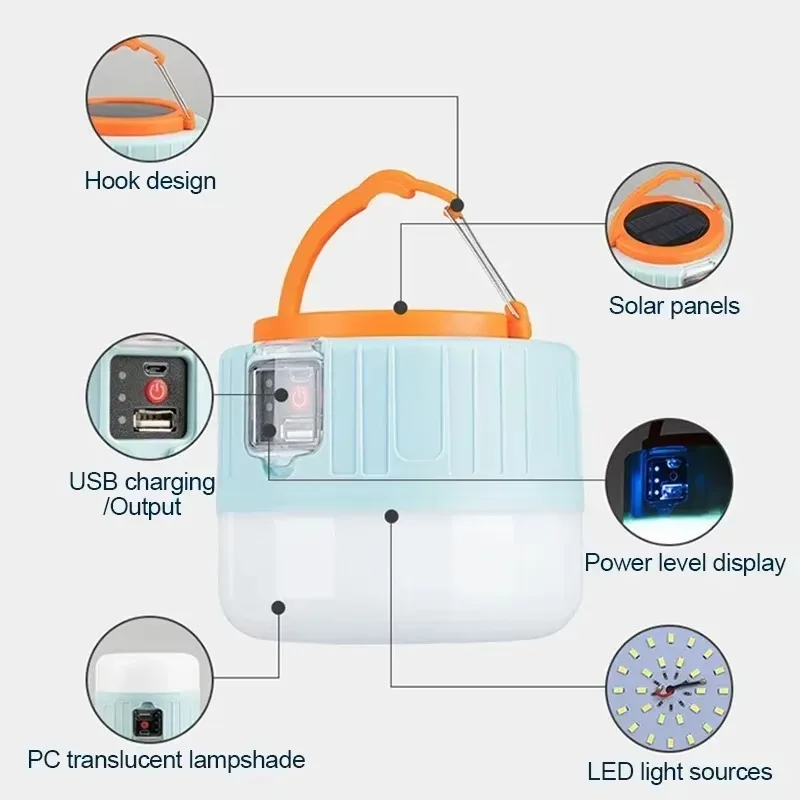 Campinglantaarn op zonne-energ - Outdoor Lighting Lanterns recensie en prijs