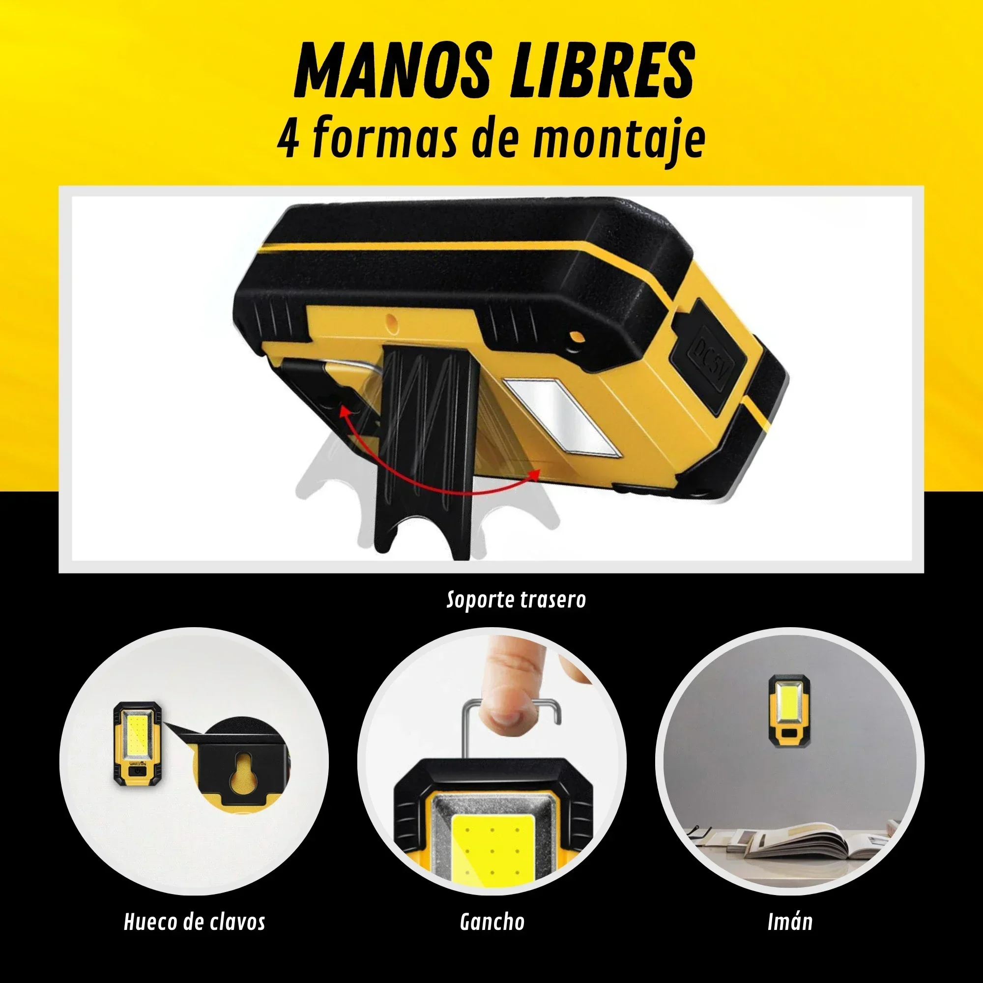 Oplaadbare 4000mAh werklamp, s - Outdoor Lighting Setup recensie en prijs
