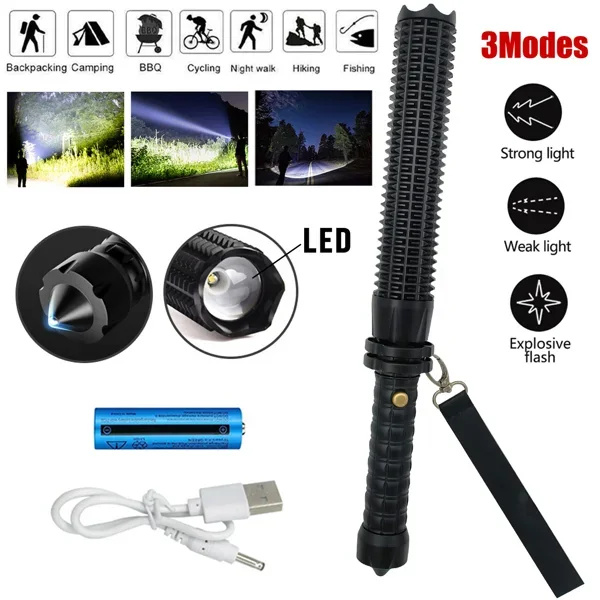 USB Oplaadbare LED Zaklamp Int - Outdoor Lighting Setup recensie en prijs