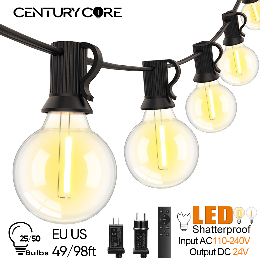 15M 30M Led G40 Lichtslinger 2 - Outdoor Lighting Year Round recensie en prijs