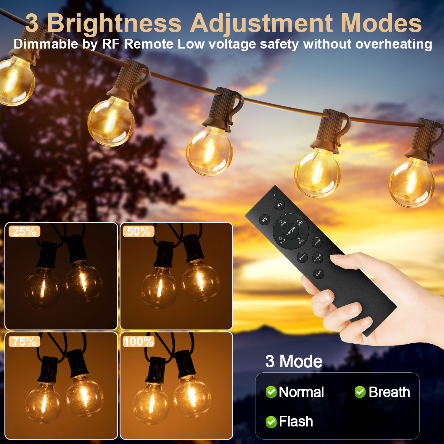15M 30M Led G40 Lichtslinger 2 - Outdoor Lighting Year Round recensie en prijs