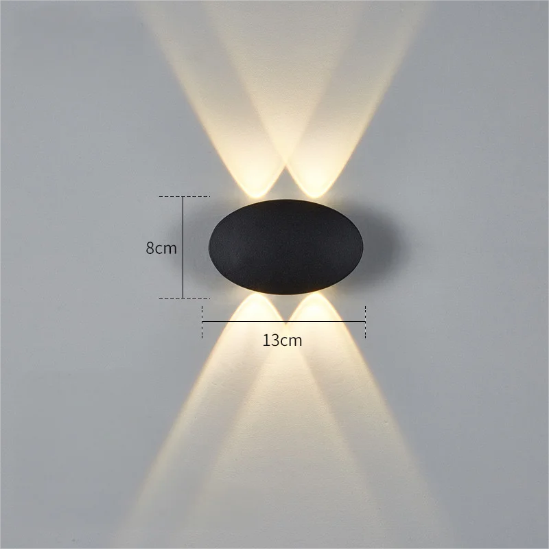 Moderne eenvoudige LED 4W oval - Outdoor Lighting Voltage recensie en prijs