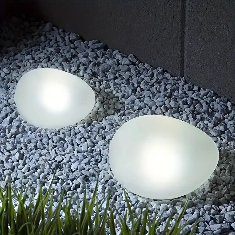 1/2Pack Solar Pebble Lights –  - Outdoor Lighting Experts recensie en prijs