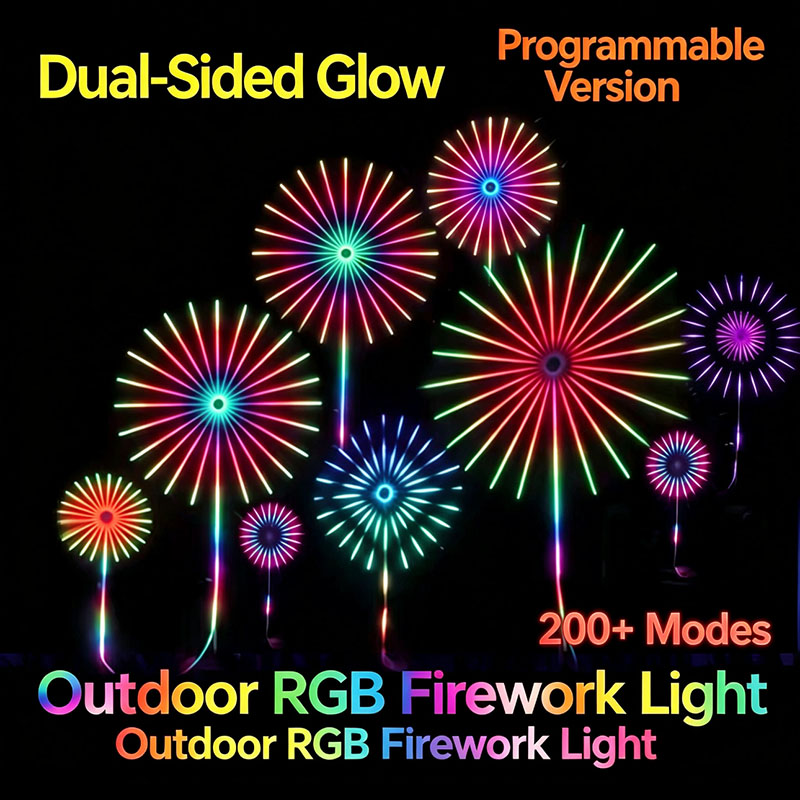 24 buizen nieuwjaars-RGB-vuurw - Outdoor Lighting Year Round recensie en prijs
