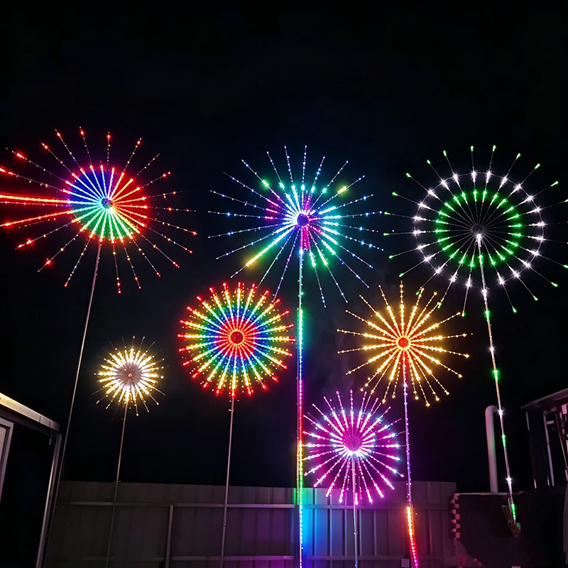 24 buizen nieuwjaars-RGB-vuurw - Outdoor Lighting Year Round recensie en prijs