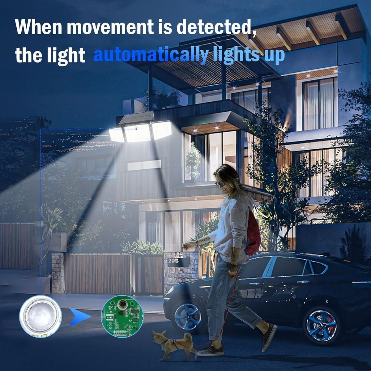 LED wandlamp op zonne-energie  - Outdoor Lighting Experts recensie en prijs