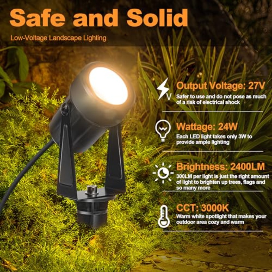 85.3FT LED buitenlamp voor lan - Outdoor Lighting Voltage recensie en prijs